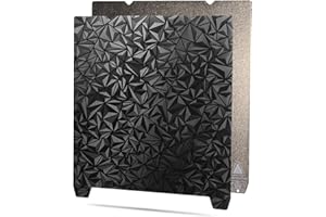 Kit piastra di costruzione SainSmart D235B, 235x235mm PEO Diamond Pattern Textured PEI Dual Sides, piattaforma flessibile in acciaio a molla per K1, K1C, Ender 3 V3/SE/KE, Ender 3 S1/Pro, Ender 5 S1