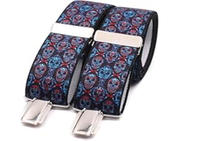 EL MONO CON PAJARITA Bretelle da uomo fatte a mano. Bretelle da uomo con 3 clip extra resistenti. Bretelle elastiche da uomo originali, eleganti e resistenti.