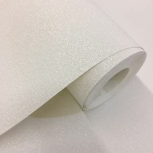 Papier Peint Blanc Paillette