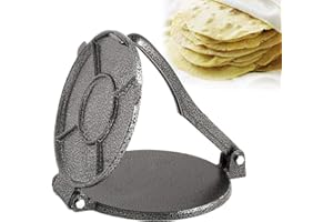 DSFSAEG Tortilla Press,8 Inches Tortilla Maker Flour Tortilla Press Aluminium Tortilla Dough Dumpling Press for Home Kitchen(1pc)