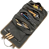Roltas voor gereedschap, van gewaxt canvas, grote Roltas voor gereedschap, van gewaxt canvas, grote