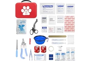 MEDICOUNTER Complete Pet First Aid Kit - 101 Items for Total Protection of Your Pet