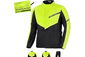 SHIMA HydroDry 2.0 Veste Pantalon Combinaison Pluie Moto Imperméable Unisex Ensemble Respirant Réfléchissant Vetement