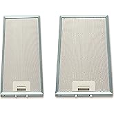Ehla Filter Esty 1390 | 1350 Aspirator Filter Set (Metal) | 20.5 x 47.6 cm & 13 x 47.6 cm (2 pieces)