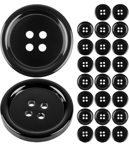 Doryum Lot De 100 Boutons Colorés Ronds En Résine De 20 Mm à