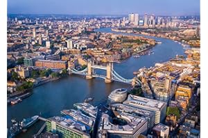 HUADADA London Jigsaw Puzzles for Adults 1000 Pieces Tower Bridge Jigsaw Puzzles for Adults Gifts Ideas