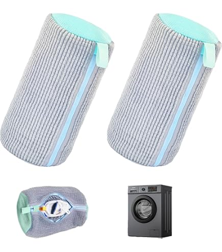 Borsa Lavascarpe Tianher 2 Pezzi - Con Cerniera Nascosta, Grande E Media, Riutilizzabile - Foto 9