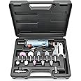 Bowd Air Die Grinder Kit With 1/4 and 1/8 inch Collets, Pneumatic Grinder Include 10 Pcs Die Grinder Attachments, Air Grinder Tool 25000 RPM By