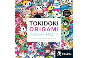 Tokidoki Origami Paper Pack: More Than 250 Sheets of Origami Paper in 16 Tokidoki Patterns (Tokidoki)