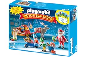 PLAYMOBIL 5494 Adventskalender Weihnachtsmann beim Geschenke packen