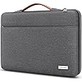 TECOOL Protective Laptop Sleeve 14 Inch Laptop Case for 14" Lenovo Thinkpad IdeaPad HP Dell Acer Notebook, MacBook Air 15 M3 M2 A3114 A2941 2023-2024 Waterproof Computer case Laptop Bag,Dark Grey