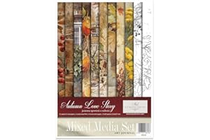 ITD Collection Papel de arroz, Autumn Love Story, 21 x 30 x 0,15 cm