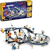 LEGO Creator Uzay Hız Treni, D&uuml;ş&uuml;ş Kulesi ve Atlıkarınca Seti &Uuml;&ccedil;&uuml; Bir Arada, Lunapark Makineleri Modelleri, Uzay Roketi, Geze