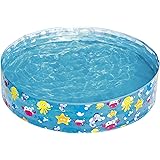 Bestway Sea Creature Paddling Pool Kiddie Swimming Pool, Inflatable Above Ground Pool, Outdoor Garden Pool, Blue, 48 x 10 Inc