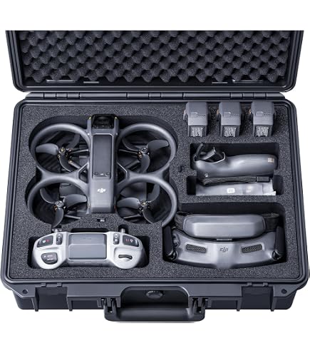 Étui De Transport Dur Pour DJI Avata 2 & Goggles 3 - Sac De Rangement Portable Anti-Choc - Gris