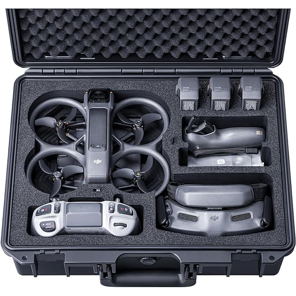 Kit 6 En 1 FPVtosky Pour DJI Avata 2 - Coque Rigide, Pare-chocs, Filtres ND, Housse, Cordon, Autocollant