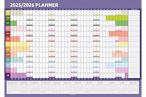 EVELAY Calendrier Mural Planificateur Mensuel A3 2021 (42 x 29,7 cm)