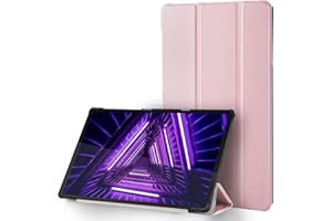 Hianjoo Funda Compatible con Lenovo Tab M10 FHD Plus Gen 2 10.3", Slim Smart Protectora Folio Tablet Cover de Cuero con Función de Soporte Carcasa para TB-X606 X606F, Rosa