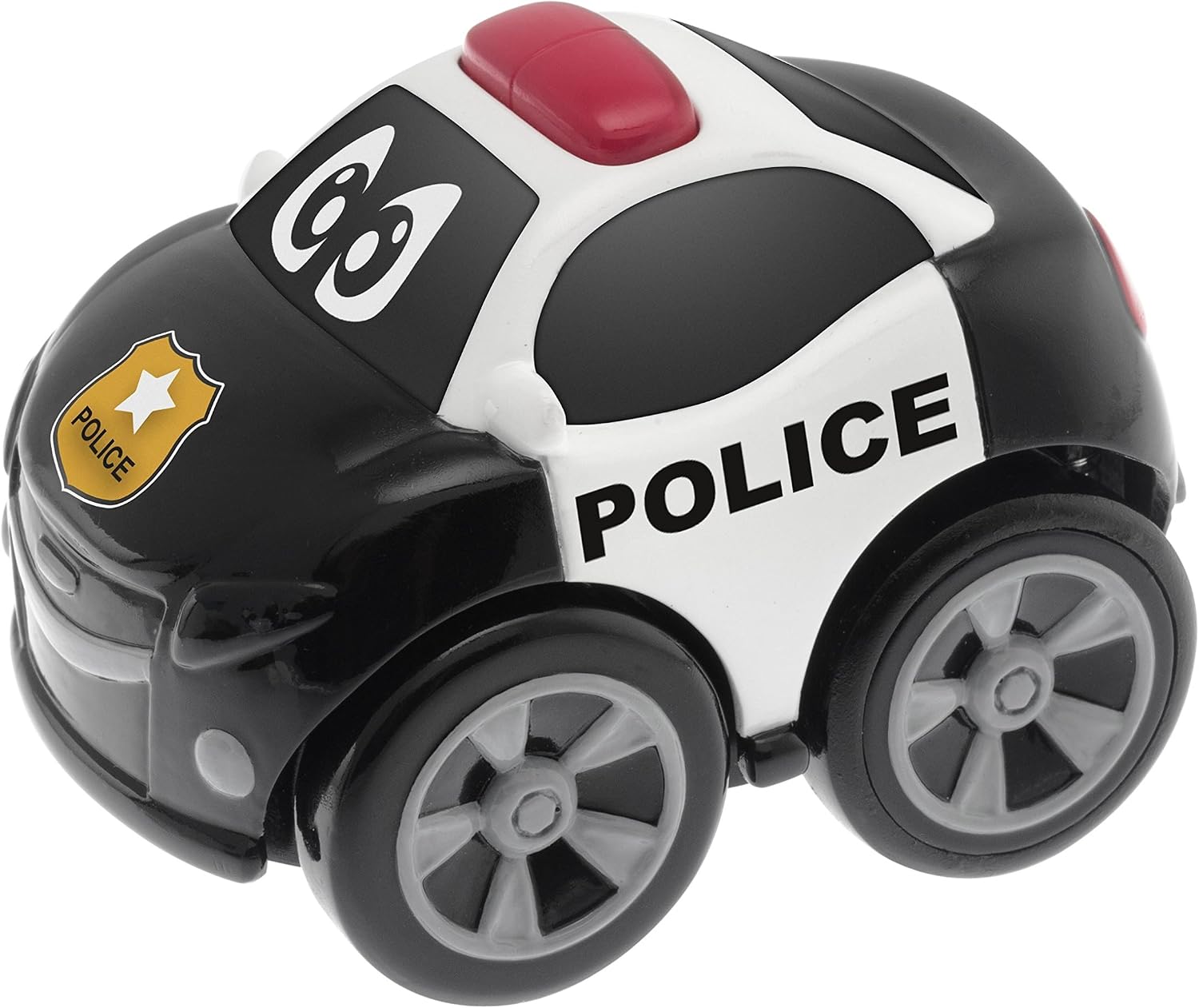 Chicco - Mini-vehículo electrónico de policía con Luces y Sonidos