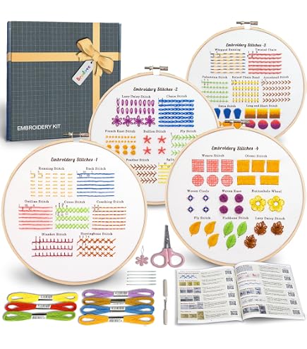 BYVUTE Wedding Embroidery Kit For Beginners - Cross Stitch Kit With Hoop, Thread, Pattern & Instructions, DIY Wedding Decor - View #4