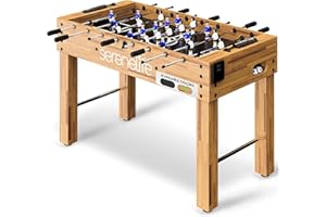 SereneLife 48" Competition Table Football Home Arcade Game Room