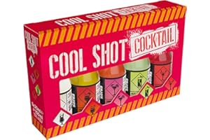 COOL SHOT COCKTAIL 5PK Mixed Vodka Shots | Strawberry Daiquiri, Mojito, Passion Fruit, Cosmopolitan, Pina Colada | Perfect for Gifts, Parties and Celebrations