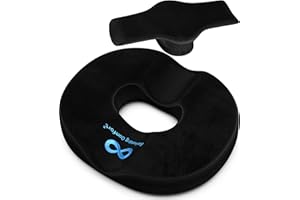 ‎EVERLASTING COMFORT Everlasting Comfort Donut-Kissen, Schwarz