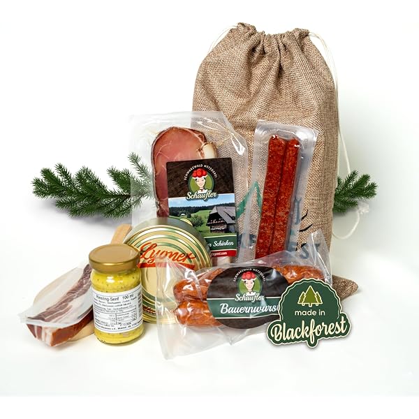 WURSTBARON® Wurst Geschenk Koffer – 24 Besondere Salami & Wurst Snacks (790 G, Inkl. Brezen & Herzen)