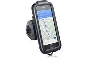 CSL-COMPUTER CSL - Fahrradhalterung kompatibel mit Apple iPhone 6 6s 7 8 SE 2nd 3rd Gen Fahrradtasche spritzwasserdicht Handy Smartphone Halterung - Bike Navigation - Touchscreen Unterstützung - wasserdicht