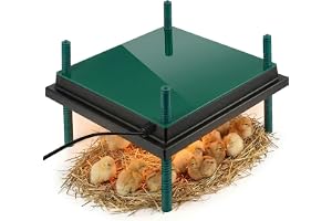 Dural’s® Värmeplatta Kycklingar (-80% Energi) inkl. Skyddskåpa - 30W Kycklingmamma (25-30 Kycklingar) - Justerbar Höjd 20cm
