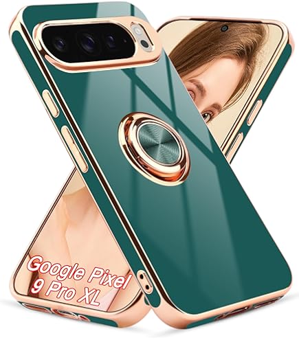 Asuwish Compatible With Google Pixel 9 Pro XL Phone Case Slide Camera Cover Tempered Glass Screen Protector Stand Ring Holder Rugged Slim Cell Pixel9 9pro - View #7