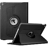 Babilden Apple iPad Yatay ve Dikey Standlı 360 Derece D&ouml;ner Tablet Kılıfı (iPad 9.Nesil 10.2 Siyah)