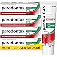 Parodontax Fluoride Toothpaste, 4 x 75 ml Toothpaste, Helps Reduce and Prevent Bleeding Gums