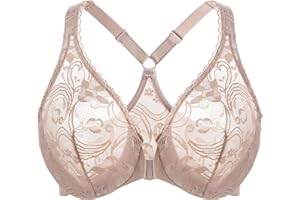 MELENECA Bielizna dla kobiet w rozmiarze Plus zozdobnym koronkowym, fiszbinami