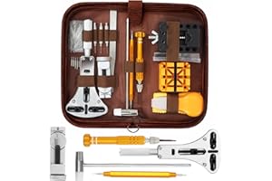 CAIXINYI Kit Montre, Kit Changement Pile (149 pièces), Outil Montre pour réparer Les Piles et Bracelets de, Extracteur de Stylo, Tournevis et Autres Outils Kit Horlogerie