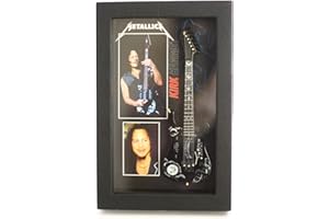 ROCK GUITAR MINIATURES RGM8809 Kirk Hammett Miniature Guitar Collection in Shadowbox Frame Item Name (aka Title)