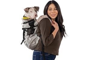 K9 Sport Sack | Nosidełko dla psów dla małych i średnich zwierząt domowych, regulowane nosidełko dla psa skierowane z przodu, w pełni wentylowane, zatwierdzone przez weterynarza (duże, powietrzne,