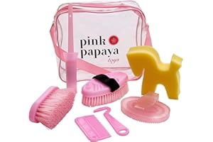 Pink Papaya, Kinder Pony Putzbox/Putztasche Lexington - 7-teilig befüllt, Pink