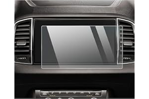 YEE Pin 9,2" Protector de Pantalla de navegación para Skoda Kodiaq Karoq 2017-2022 2023, película Protectora HD Transparente, Cristal Templado