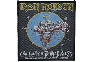 Iron Maiden Can I Play With Madness Unisexe Patch multicolore