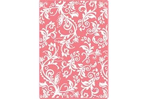 Sizzix Textured Impressions Plus Embossing Folder-Botanical Swirls by R. Bright