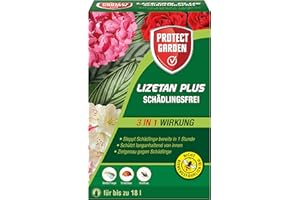 PROTECT GARDEN Lizetan Plus Schädlingsfrei, Blattlausfrei Konzentrat, mit langanhaltendem Schutz gegen Schädlinge an Zierpflanzen, 50 ml