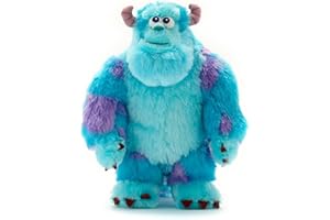 Disney Store Official Sulley Small Soft Toy, Monsters, Inc., 24cm/9”, Plush Character Figure with Felt Claws and Padded Horns, Suitable for Ages 0+