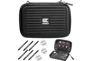TARGET / GOKARLI Target Takoma XL Schwarz Wallet Darttasche Dartcase Dartbox & 2 Set Pro Grip Shaft IM Schwarz & GOKarli Flights