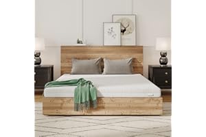 Novilla Materac 90 x 200 cm, H2 i H3, 7-strefowy materac z zimnej pianki, poszewka nadaje się do prania w 60°, materac piankowy, zwijany materac 2 w 1, certyfikat Öko-Tex, wysokość 16 cm