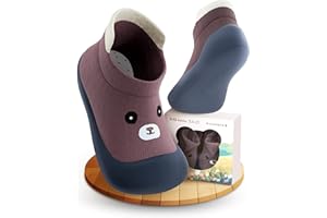 Kleinbär® Children's Crawling Shoes [Toe and Heel Protection] - First Walking Shoes 6-18 Months for Maximum Safety - Slippers Children's Trainers Boys & Girls - Children's Slippers Sock Shoes