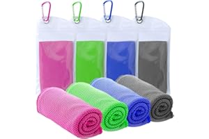 SZELAM Kühlendes Handtuch (101.6x30.5 cm), Schweißhandtuch, kühlende Handtücher für Hals und Gesicht, Eishandtuch für Sport, Yoga, Reisen, Fitnessstudio und mehr, kühlende Handtücher für Sportler