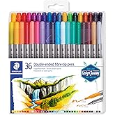 Staedtler 3200 Tb36 Double Ended Felt Pen 3.0 0.50.8 mm 36