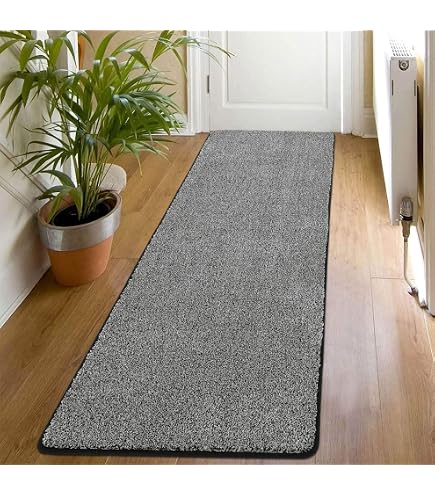 Teppich Läufer Flur 40x270 Cm – Rutschfest, Waschbar, Strapazierfähig Für Wohnzimmer, Küche & Büro