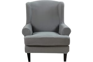 SHANNA Funda Sillon Orejero, Funda De Sillón Orejero Fundas Sofa Elasticas Cubre Sofa 9 Plaza Material de Jacquard